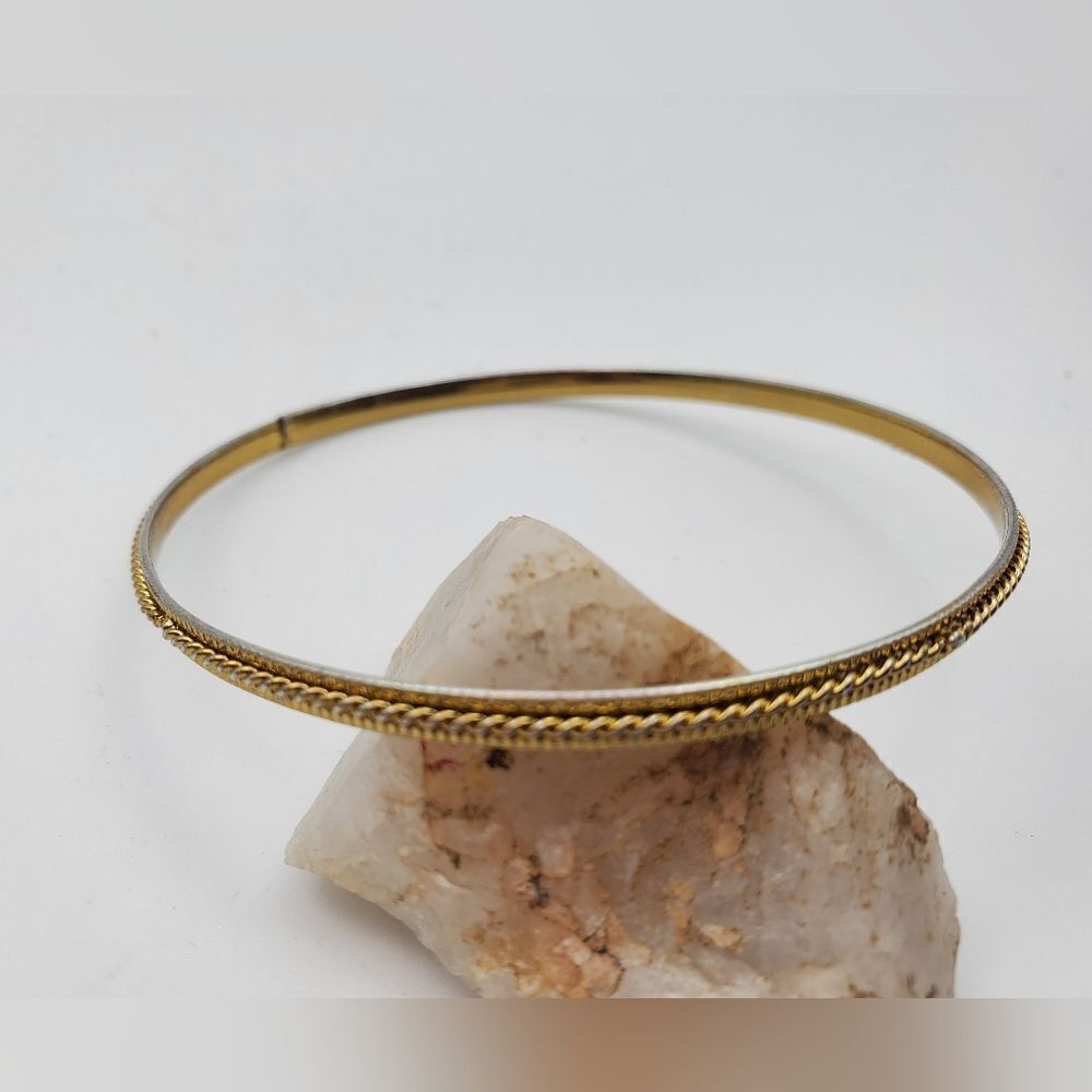 Egyptian Golden mustard tone‎ bracelet slider